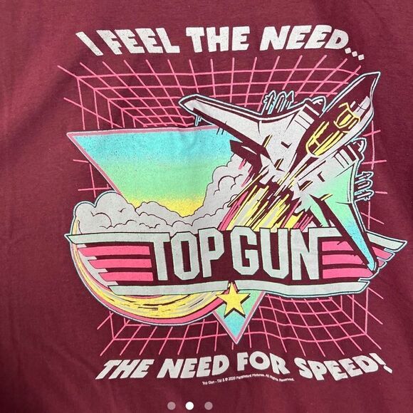 Top Gun Unisex Graphic T-shirt NEW XL - Picture 2 of 3